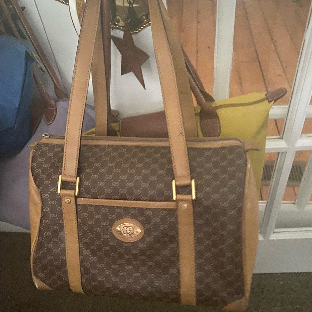 Gucci Vintage Boston Signature Bag